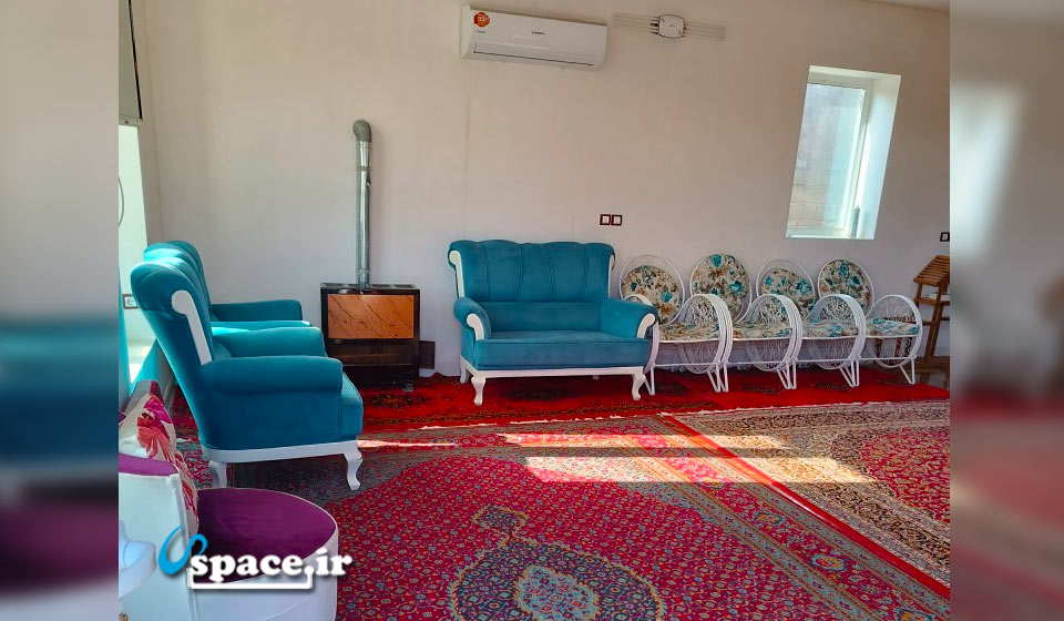 نمای داخلی اقامتگاه سرای کویر سیازگه - ابوزید آباد - آران و بیدگل